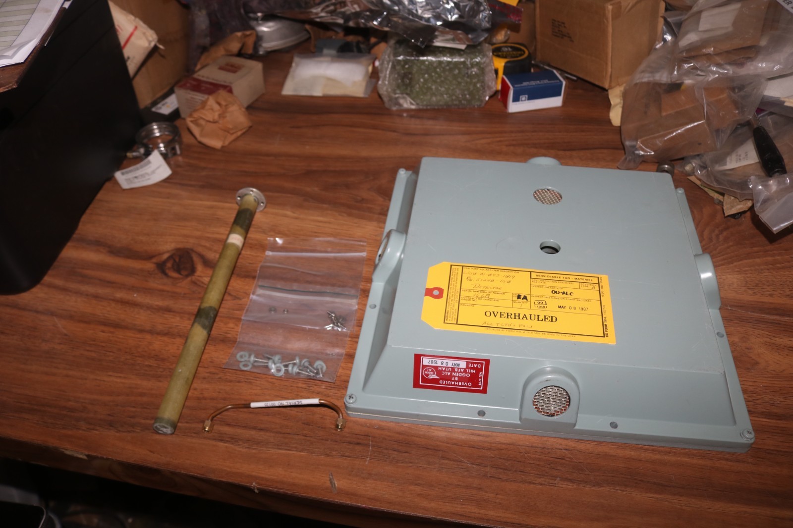 NOS vintage USAF base security motion detector unit 51240-150 6350-01-073-1819
