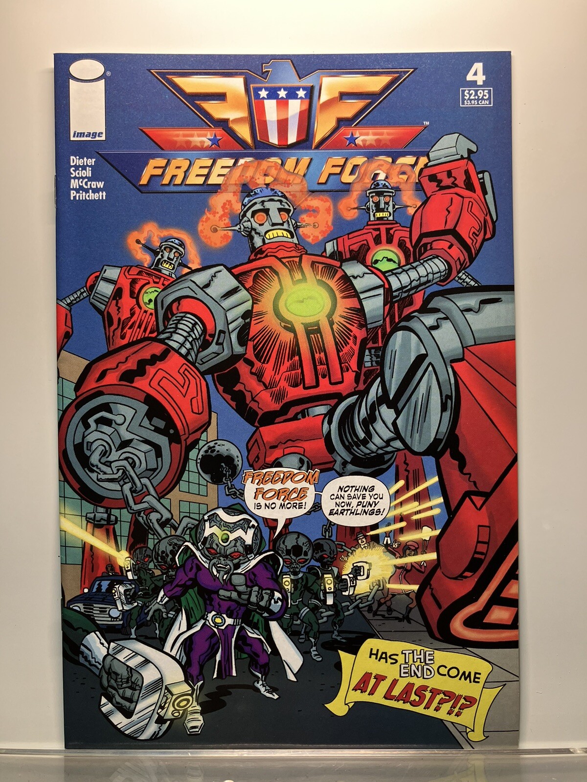 FREEDOM FORCE #4 (2005) IMAGE COMICS - TOM SCIOLI COVER- VF/NM