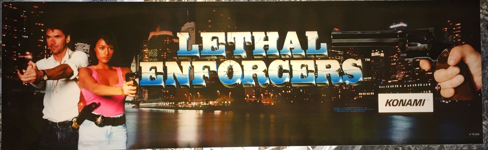 Lethal Enforcers Arcade Marquee 27\