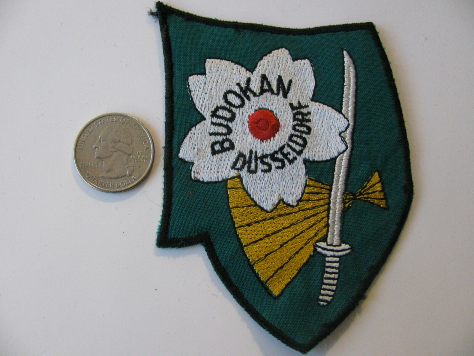 BUDOKAN  DUSSELDORF GERMANY  MARTIAL ARTS  EMBROIDERED PATCH NOS  