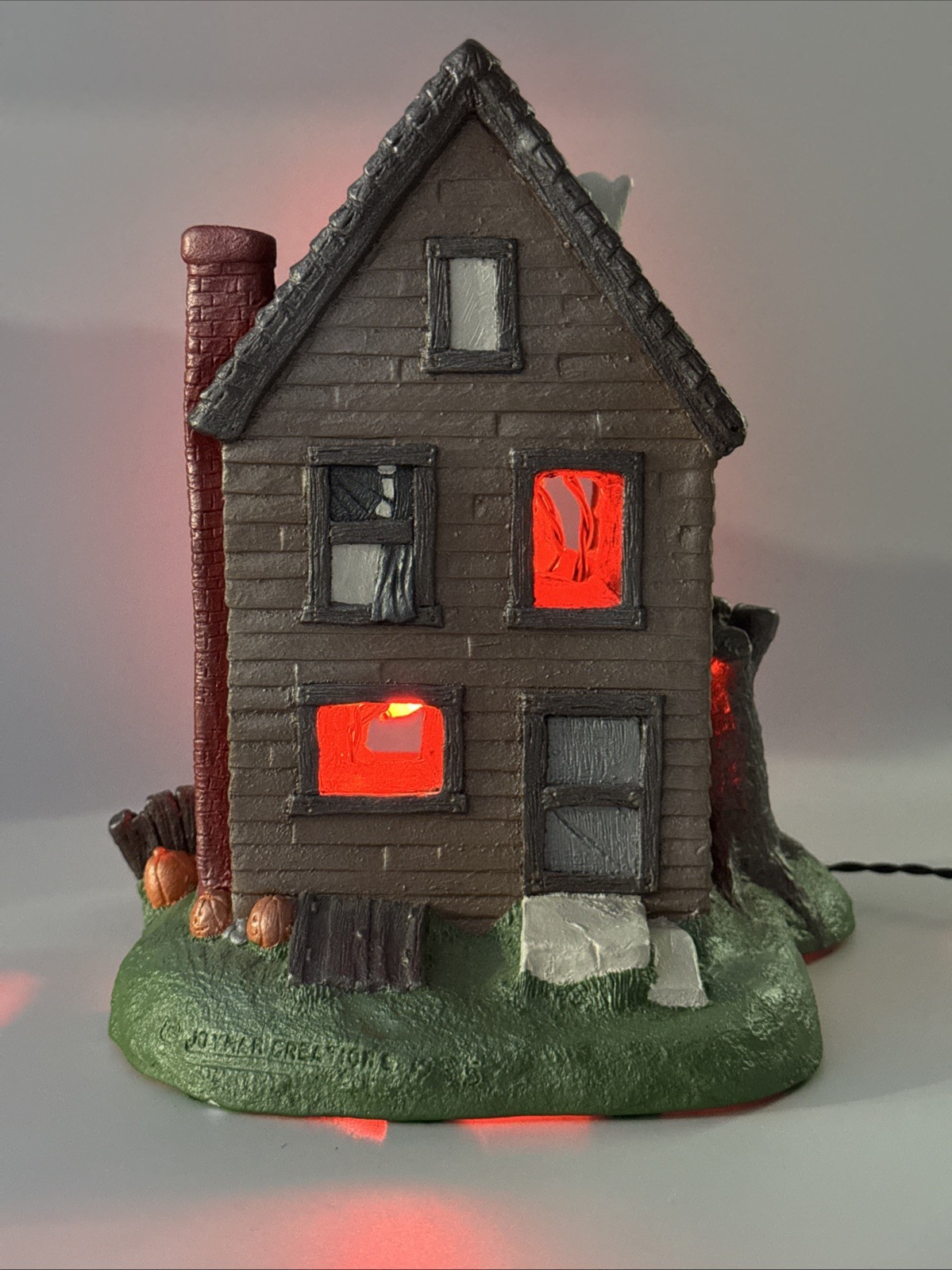 Vtg Joymar Creations Ceramic Halloween House 90’s
