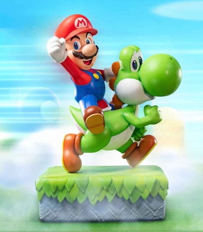 Super Mario – Mario and Yoshi Standard Edition - Statue - First 4 Figures - NEW