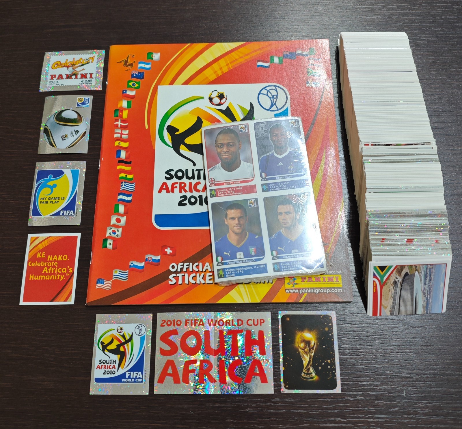 PANINI WC SOUTH AFRICA 2010 - EMPTY ALBUM PAID VERSION + FULL SET + UPDATE