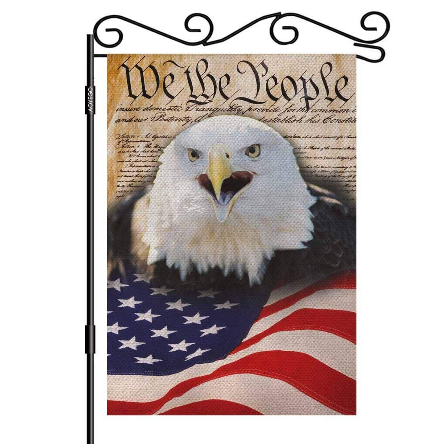AOYEGO Constitution of America Garden Yard Flag 12.5\