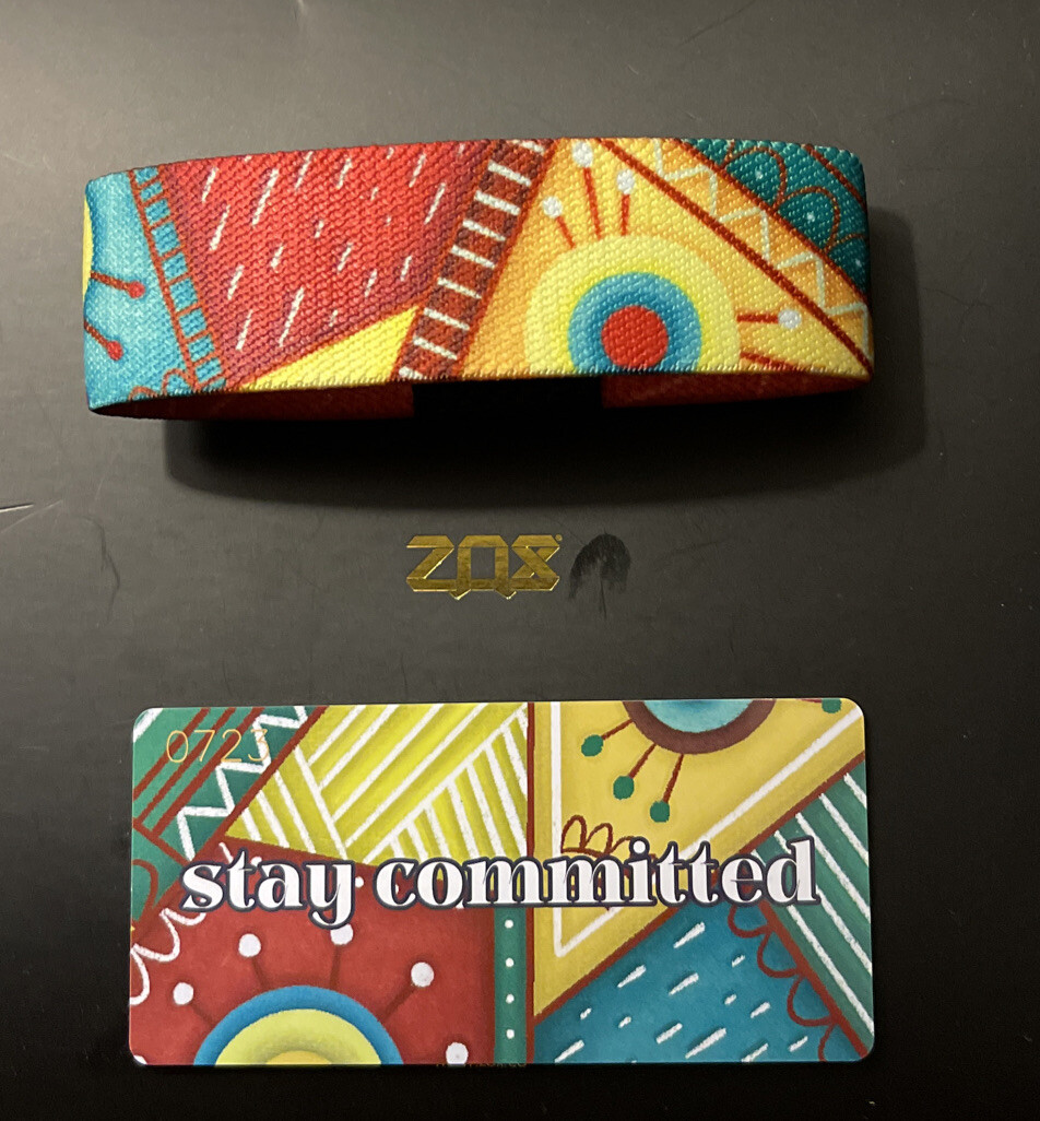 zox wristband medium Series 2 STAY COMMITTED #723-