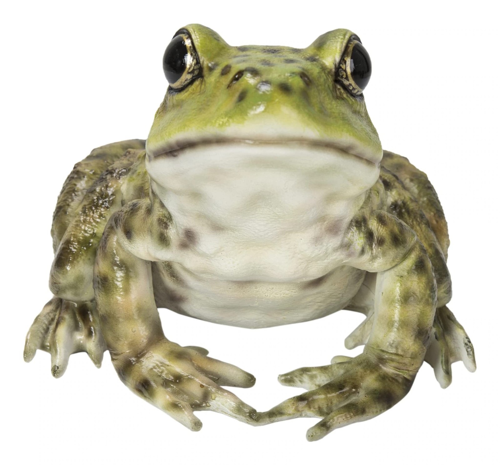 Hi-Line Gift 87822-B American Bullfrog Garden Statue - Green