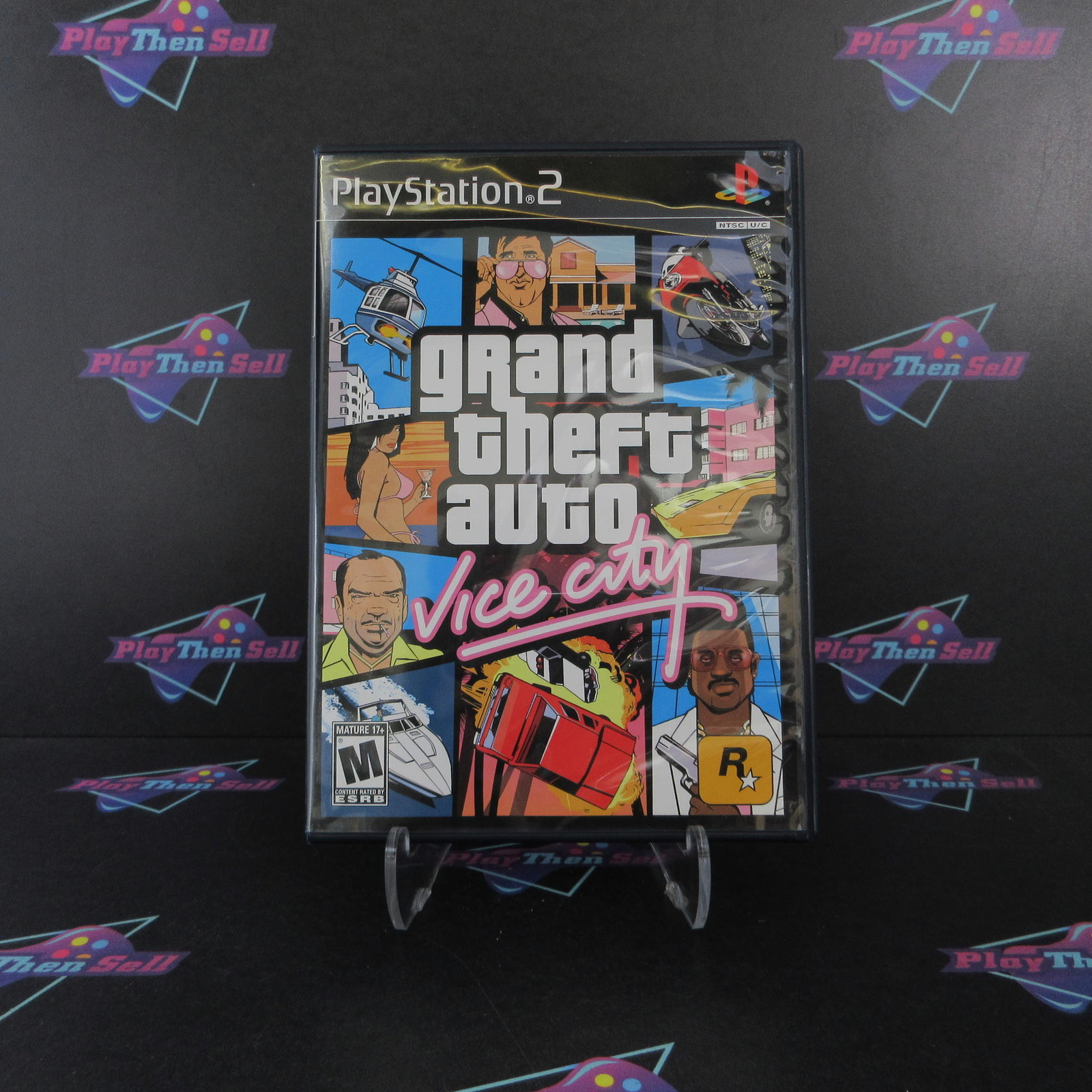 Grand Theft Auto Vice City PS2 PlayStation 2 + Map CIB  - 1 Year Warranty EX