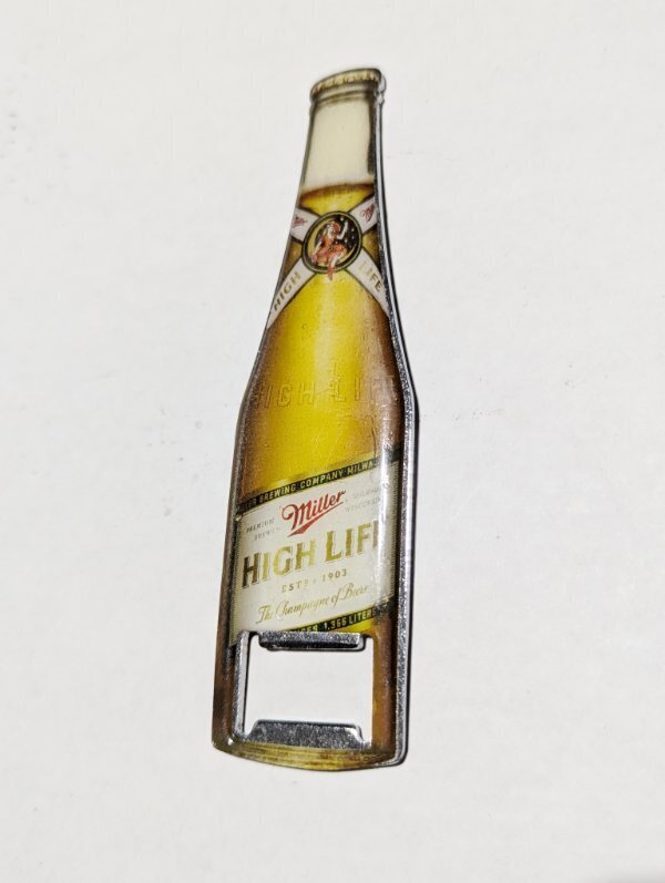 Miller High Life Long Neck Beer Bottle Opener - New