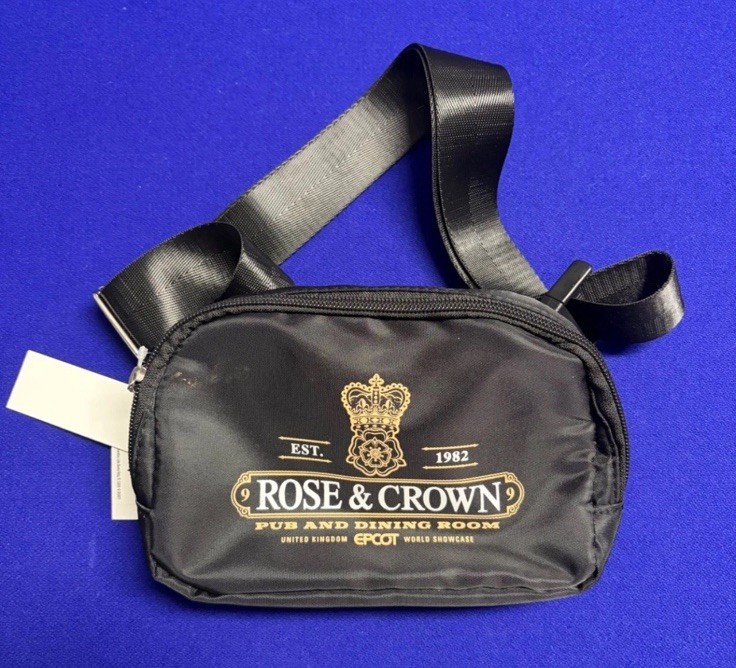 Disney EPCOT World Showcase UK Rose & Crown Pub Fanny Pack Belt Bag NEW