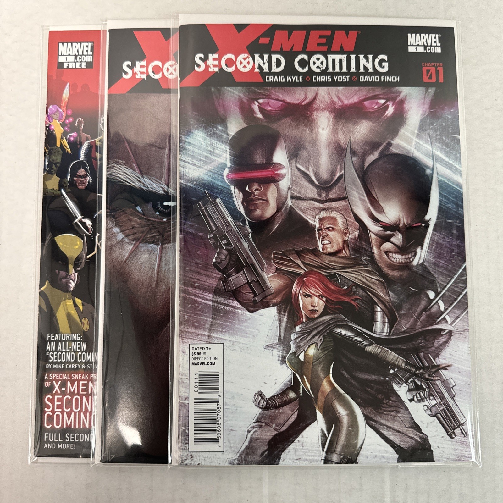 X-Men Second Coming #1-2 + Prepare Complete Set Marvel Comics 2010 Key
