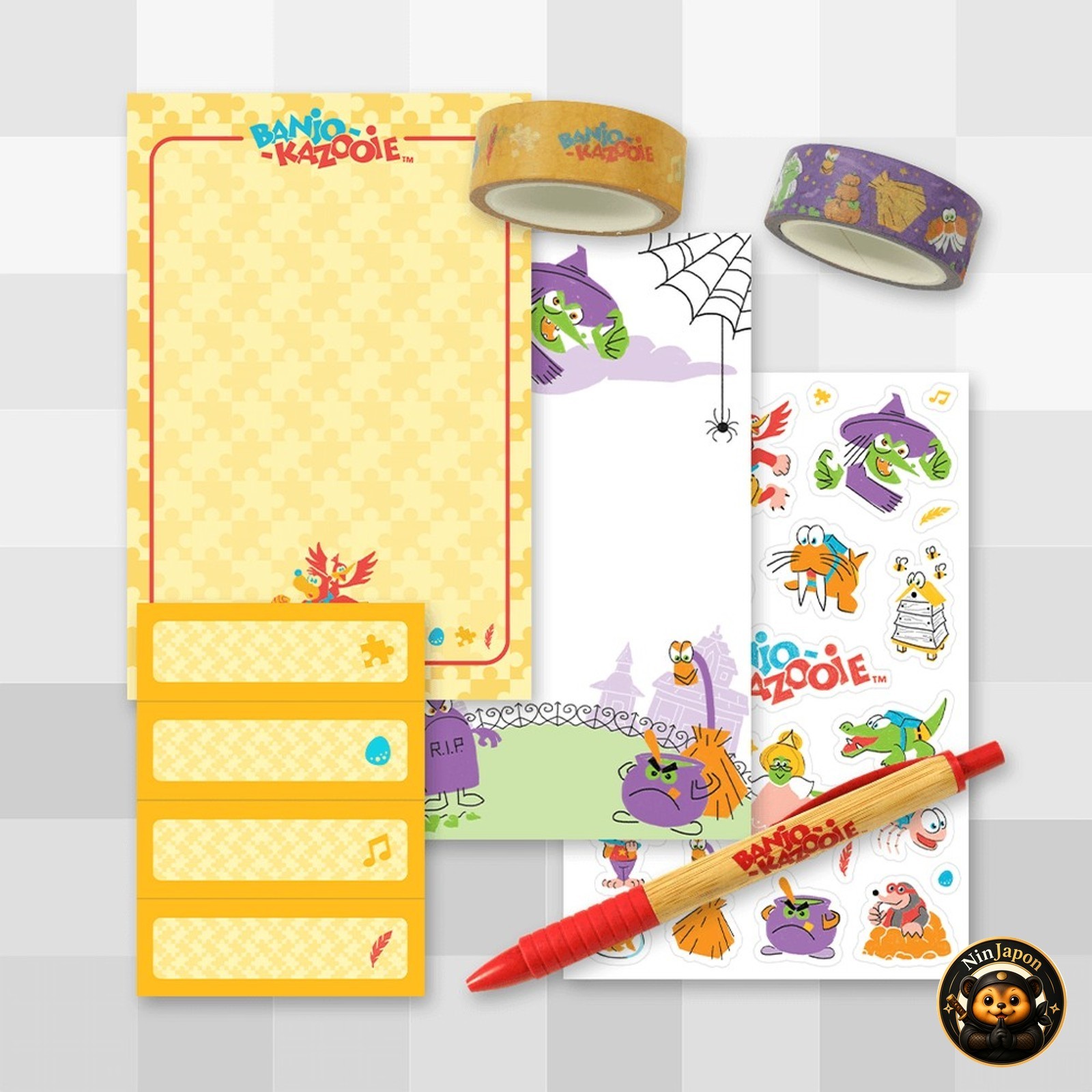 Banjo-Kazooie Stationery Set Fangamer Japan Official