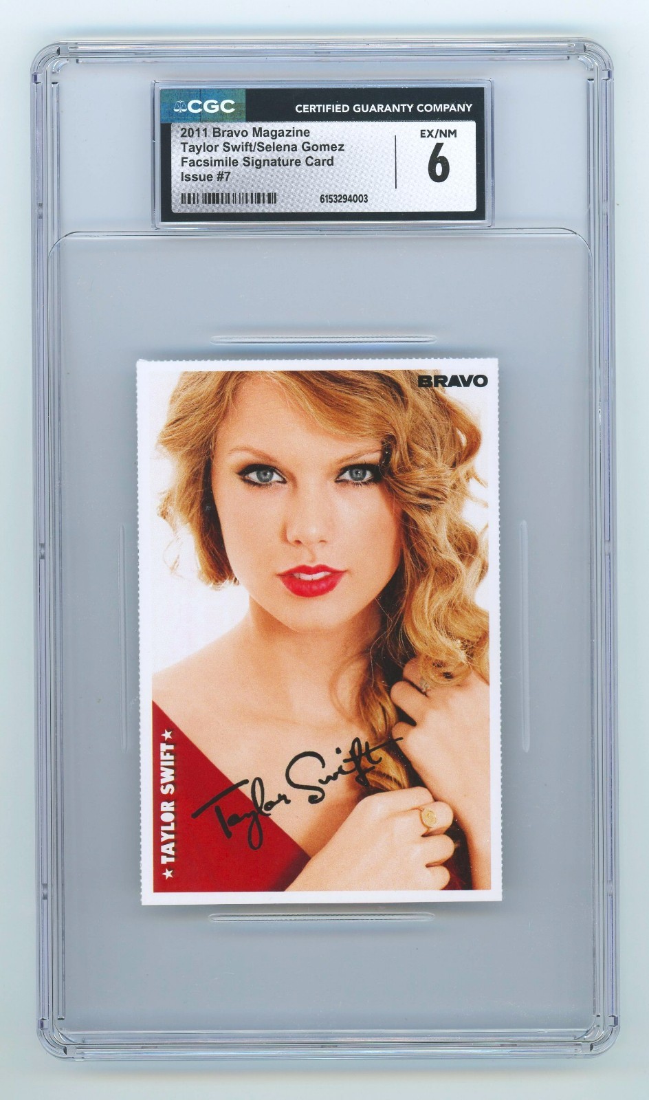 2011 Bravo Magazine Taylor Swift/Selena Gomez (CGC 6)