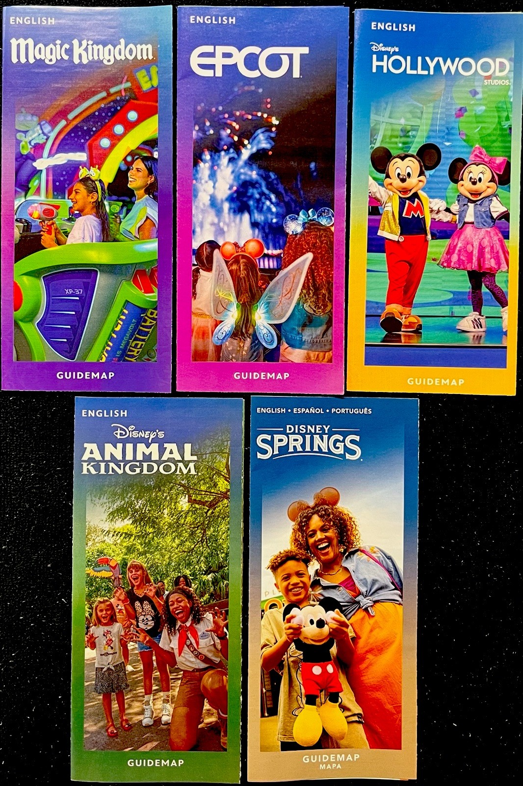 NEWEST 2026 Walt Disney World Theme Park Guide Maps 5 Maps Newest Available WDW
