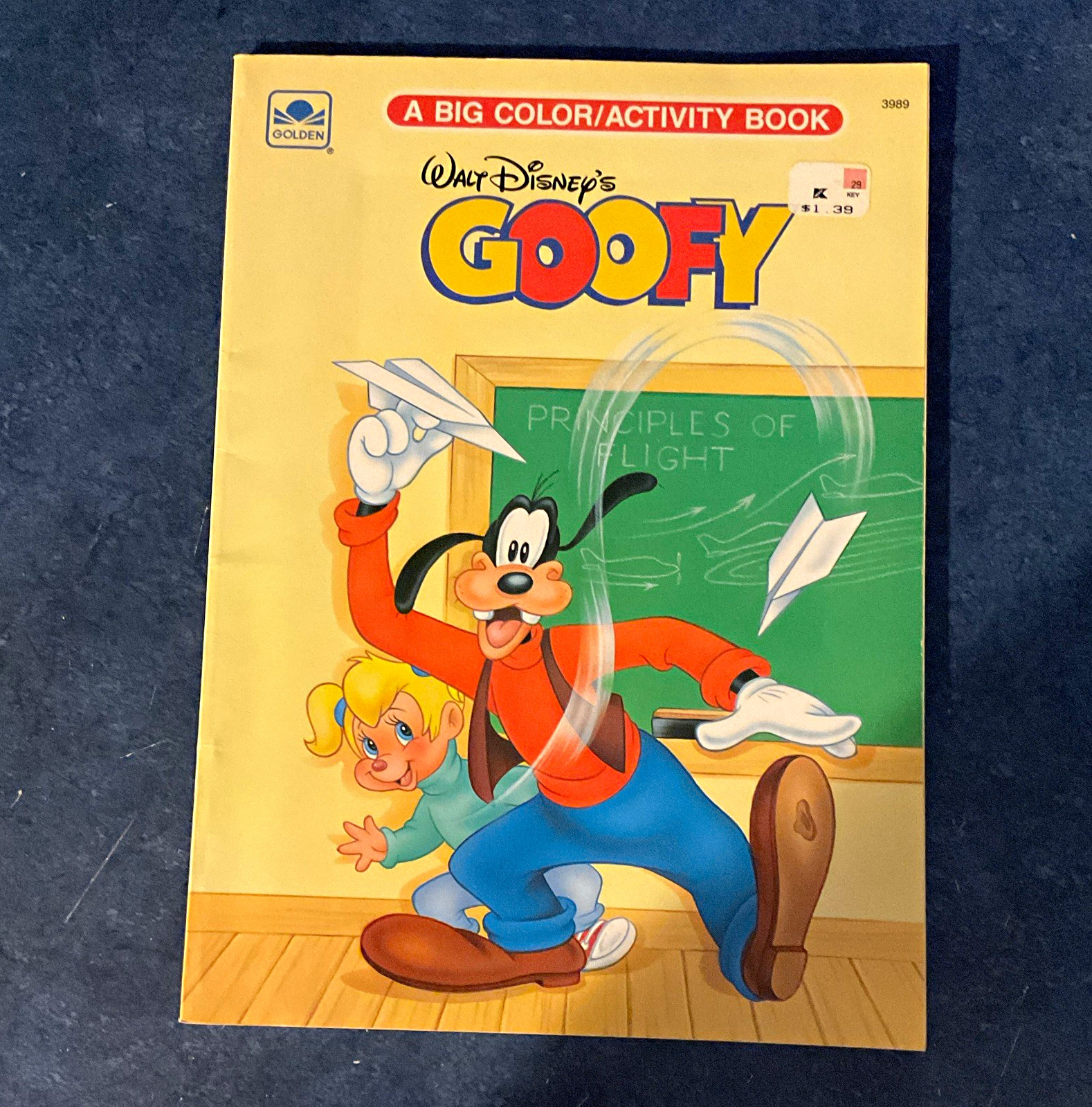 Golden Walt Disney's Goofy Big Color/Activity Book Paperback