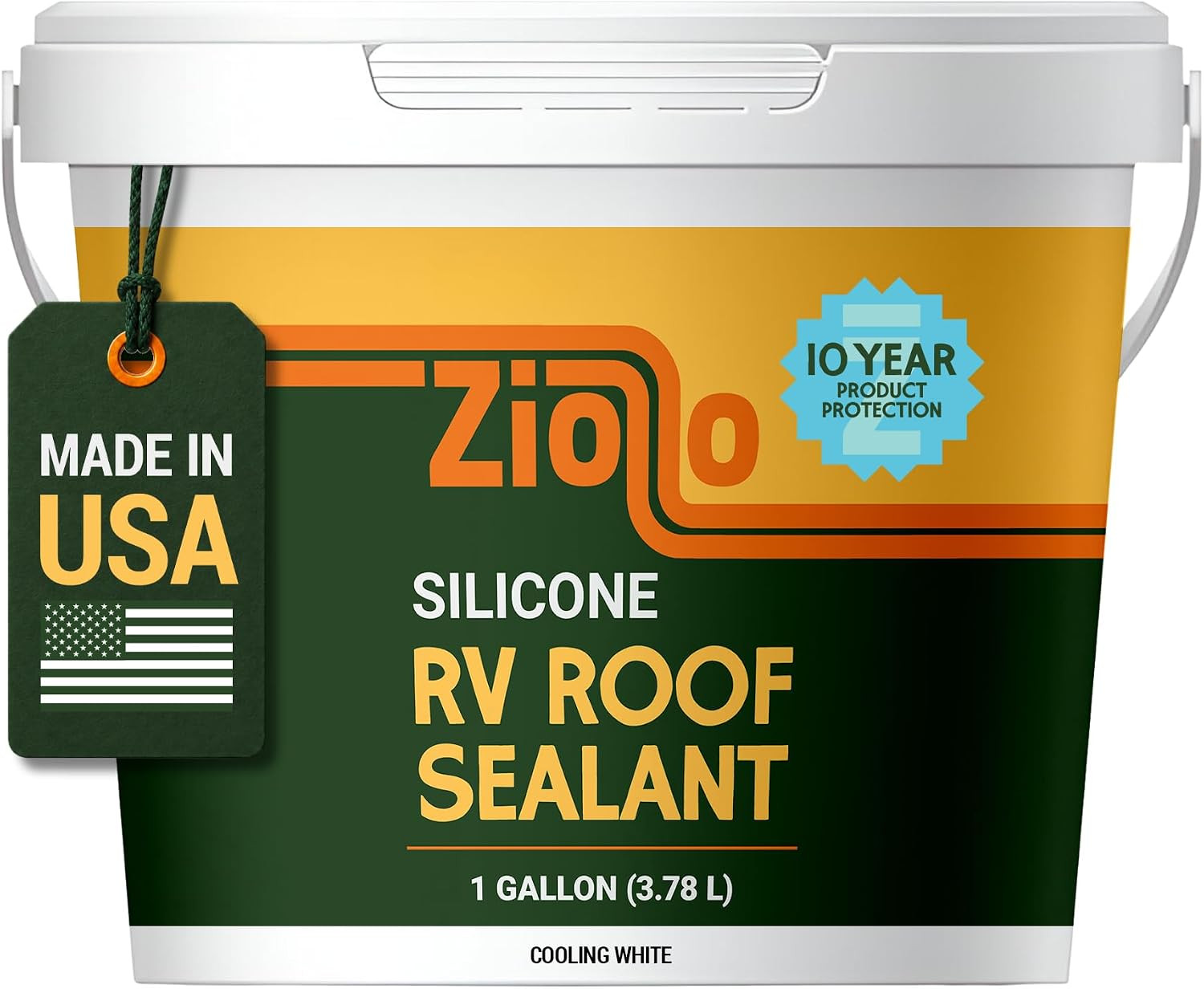 RV Roof Sealant - Leak Repair 100% Silicone Liquid Rubber - Premium Waterproof C
