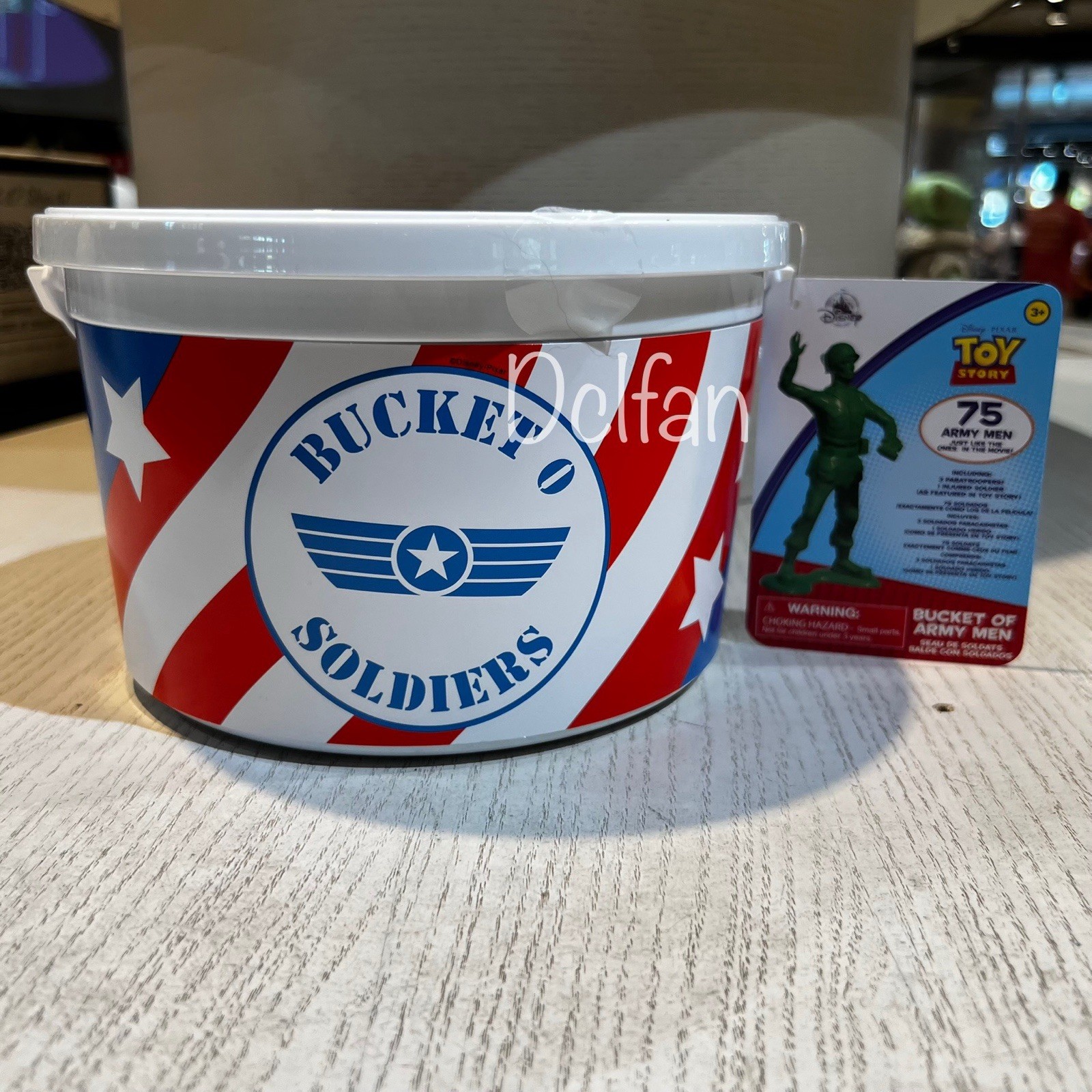 Disney Parks Pixar Toy Story Bucket O Soldiers Green Army Men 75pc NEW