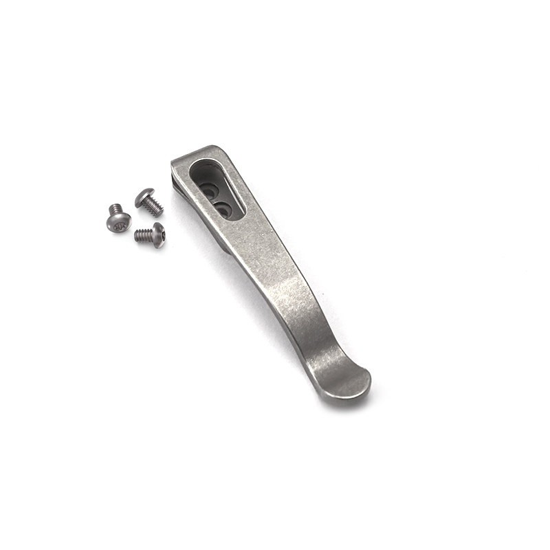 Titanium Deep Carry Back Clip Pocket Clip For Rick Hinderer XM18 XM24 TC4