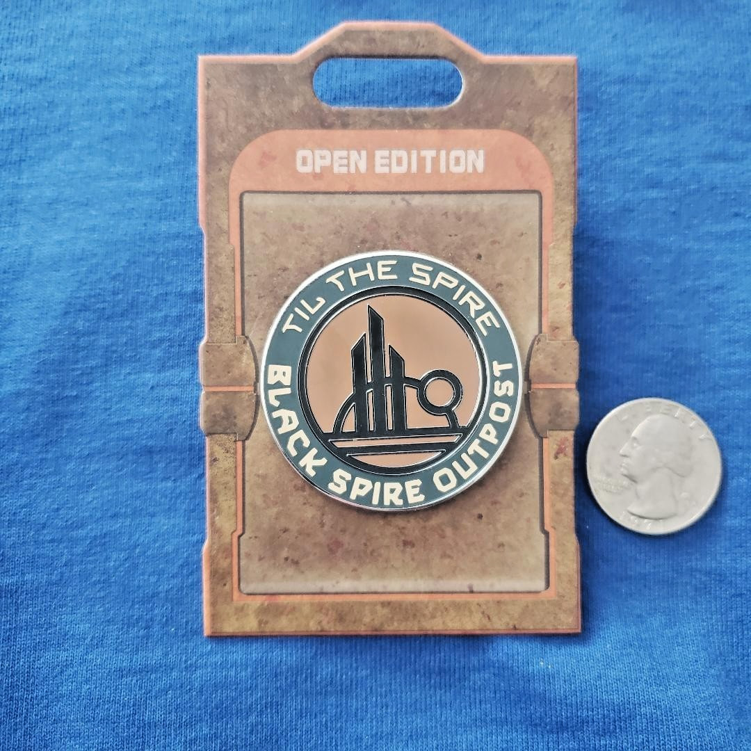 WDW Black Spire Outpost Logo Til the Spire Star Wars Galaxy’s Edge DISNEY PIN
