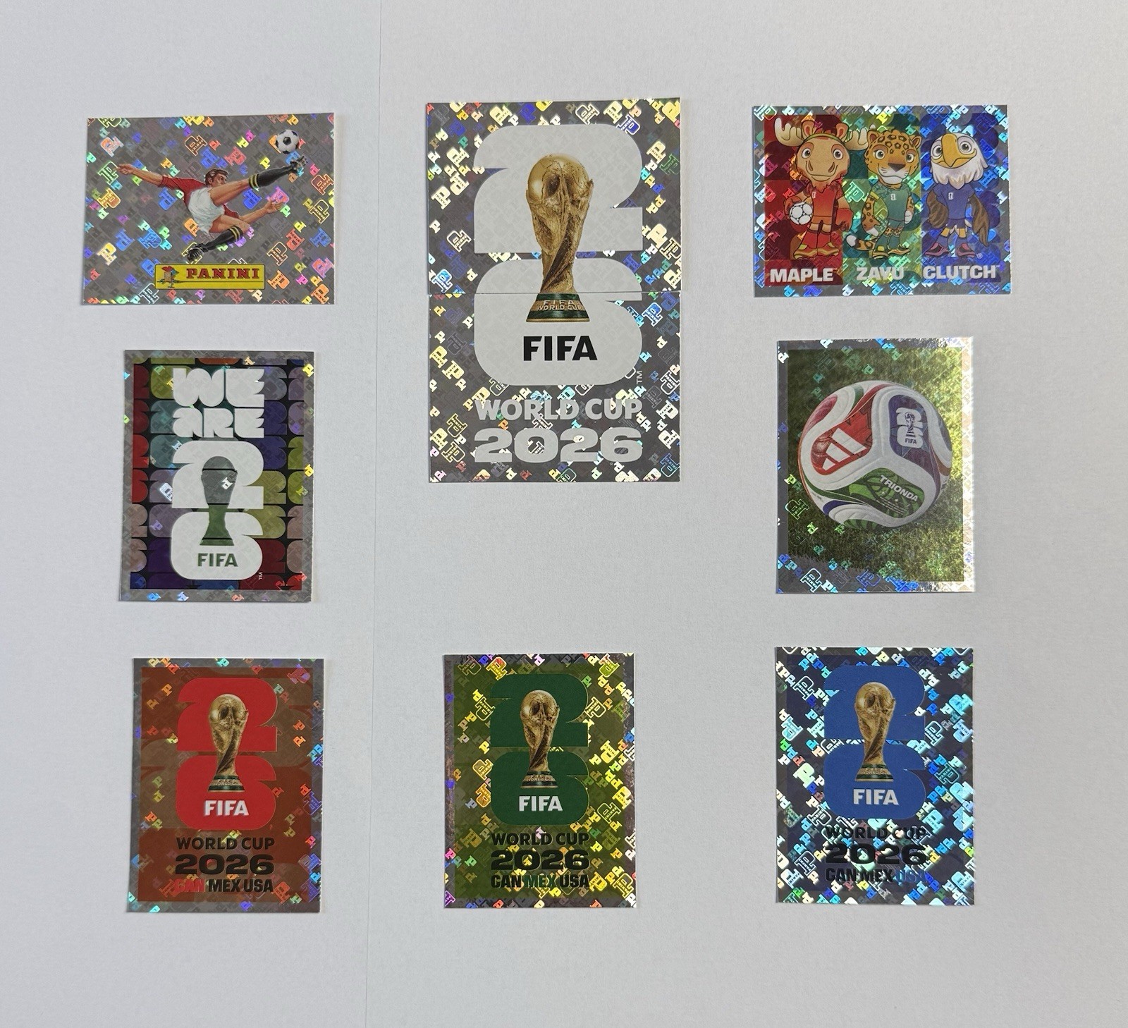 Panini Fifa World Cup 2026 World Cup Stickers You Pick FWC 00 - 08 Stickers