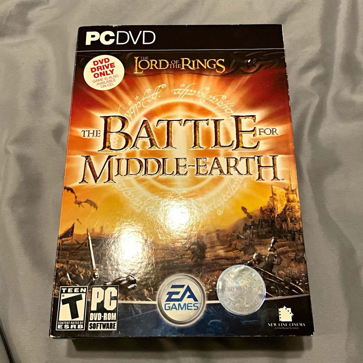 EA Games Lord of the Rings Battle for Middle-earth PC DVD 1 Disc Box