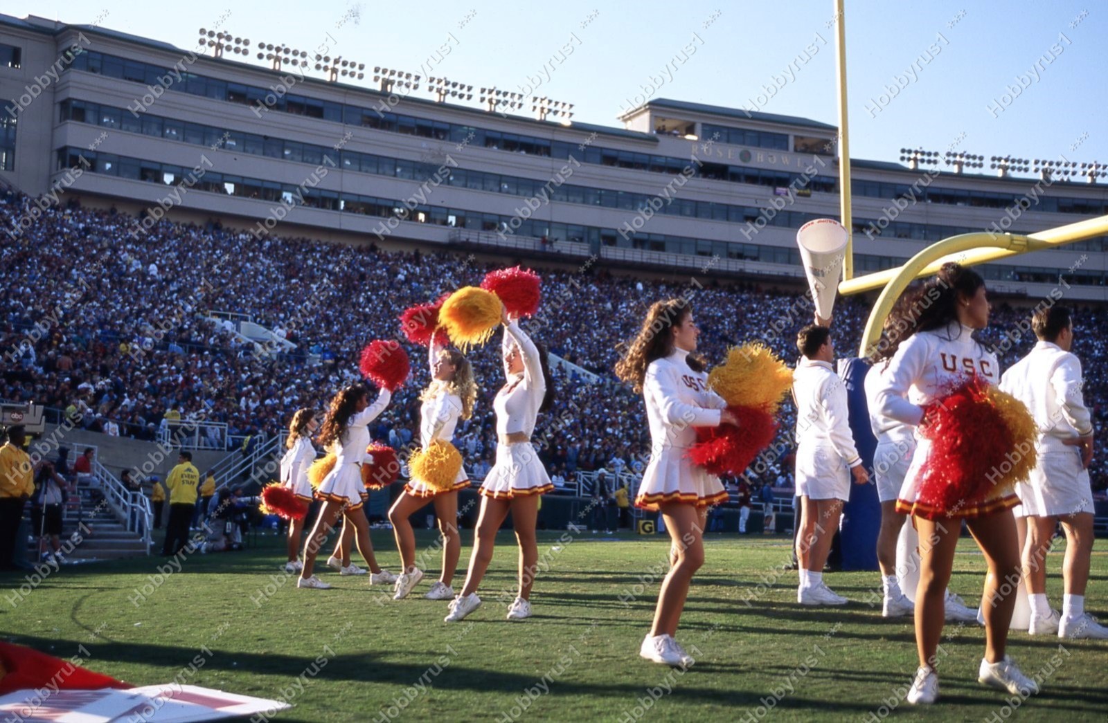 USC Trojans Cheerleader College NCAA Football Original 35mm Photo Slide