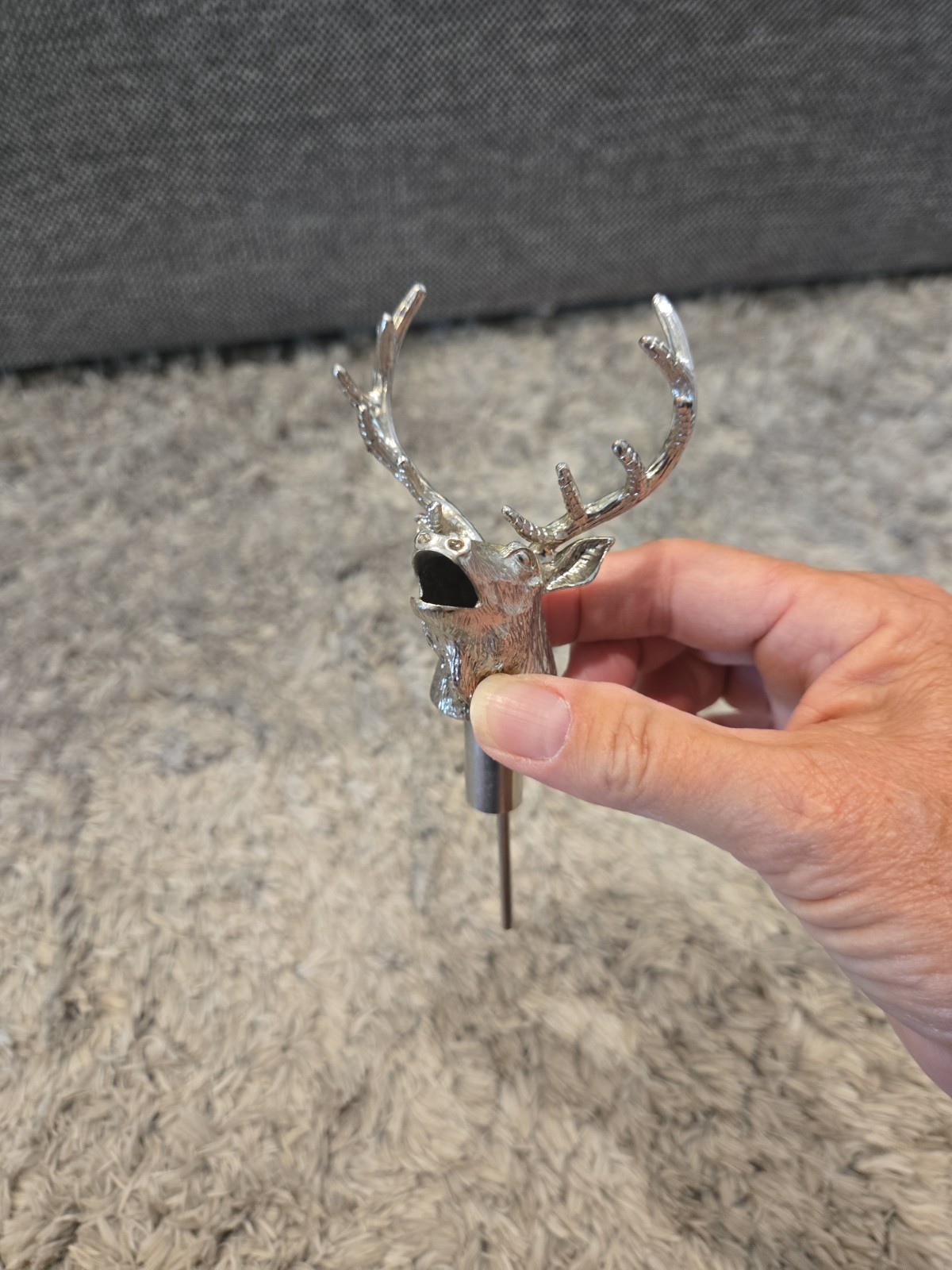 Jagermeister - Stag/Elk/Deer Head Metal Bottle Pour Spout - *RARE*