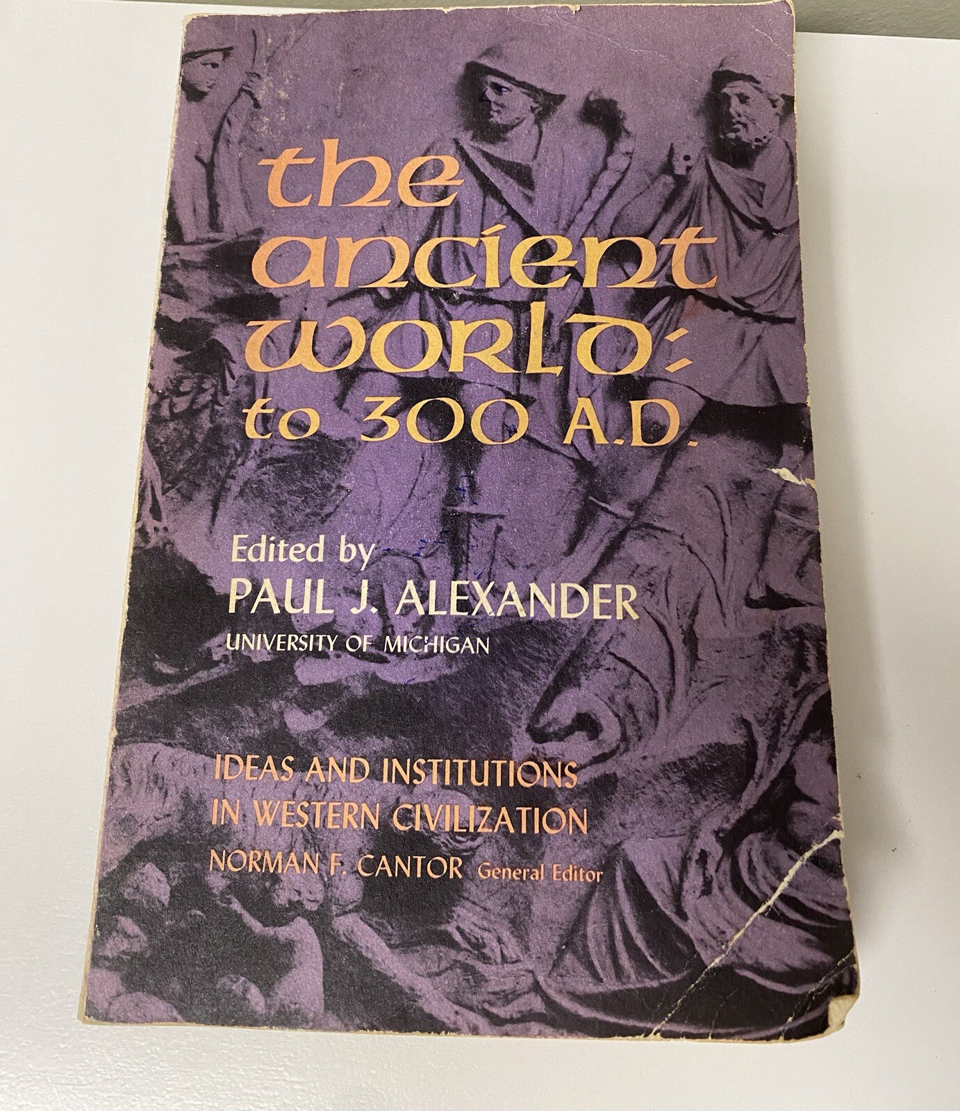 Ultra Rare Book The Ancient World: To 300 A.D. Western Civilization History