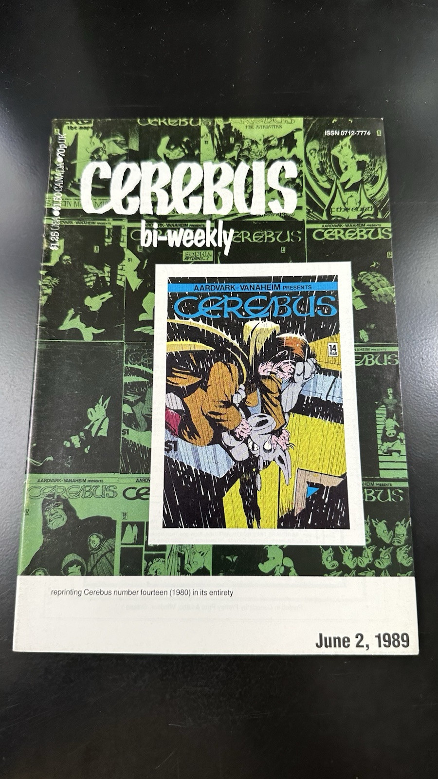 Cerebus Bi-Weekly #14 Dave Sim Aardvark-Vanaheim 1989 Nice Copy