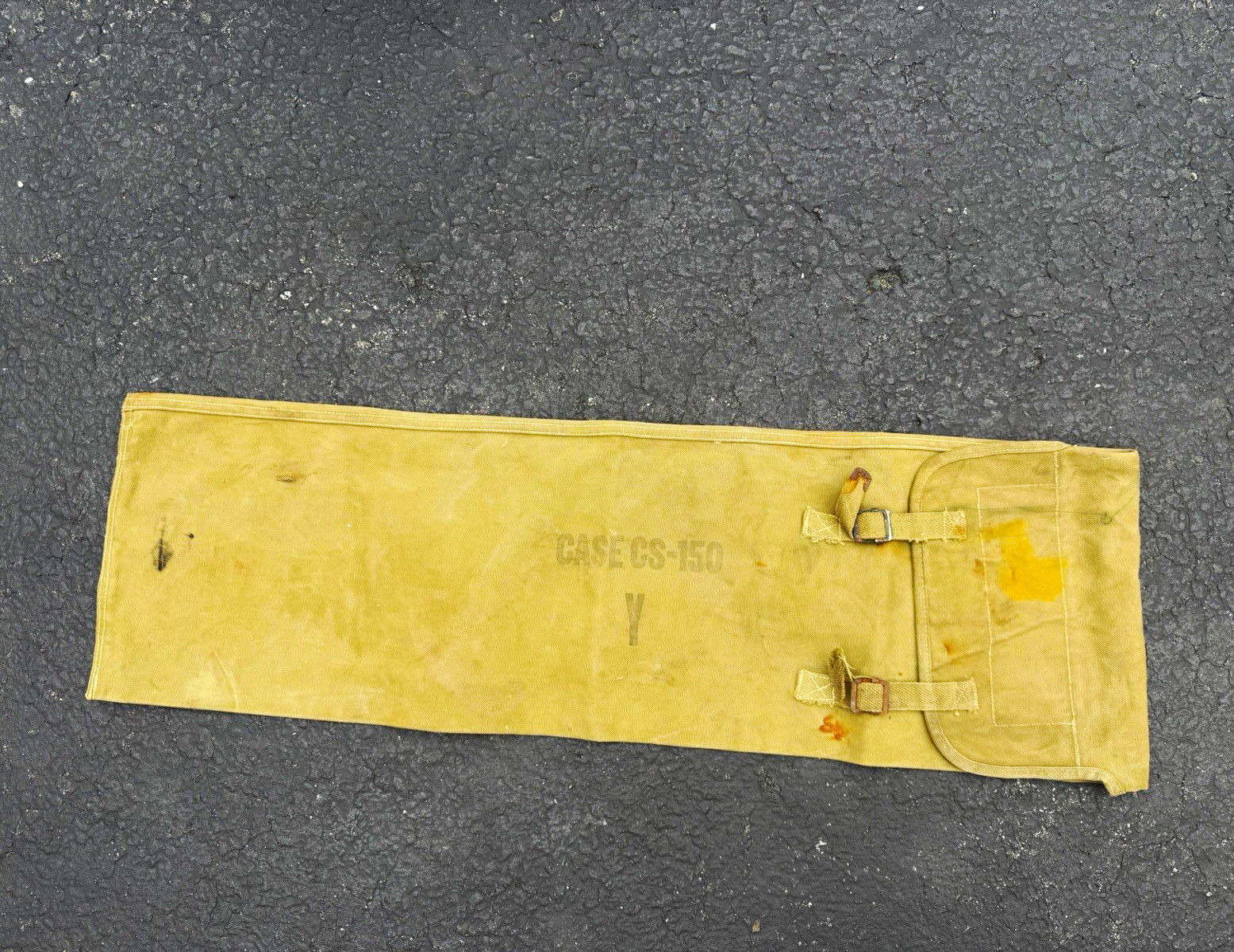 Original WW2 GI Pathfinder Paratrooper CS-150 Y Signal Marker Panel Case