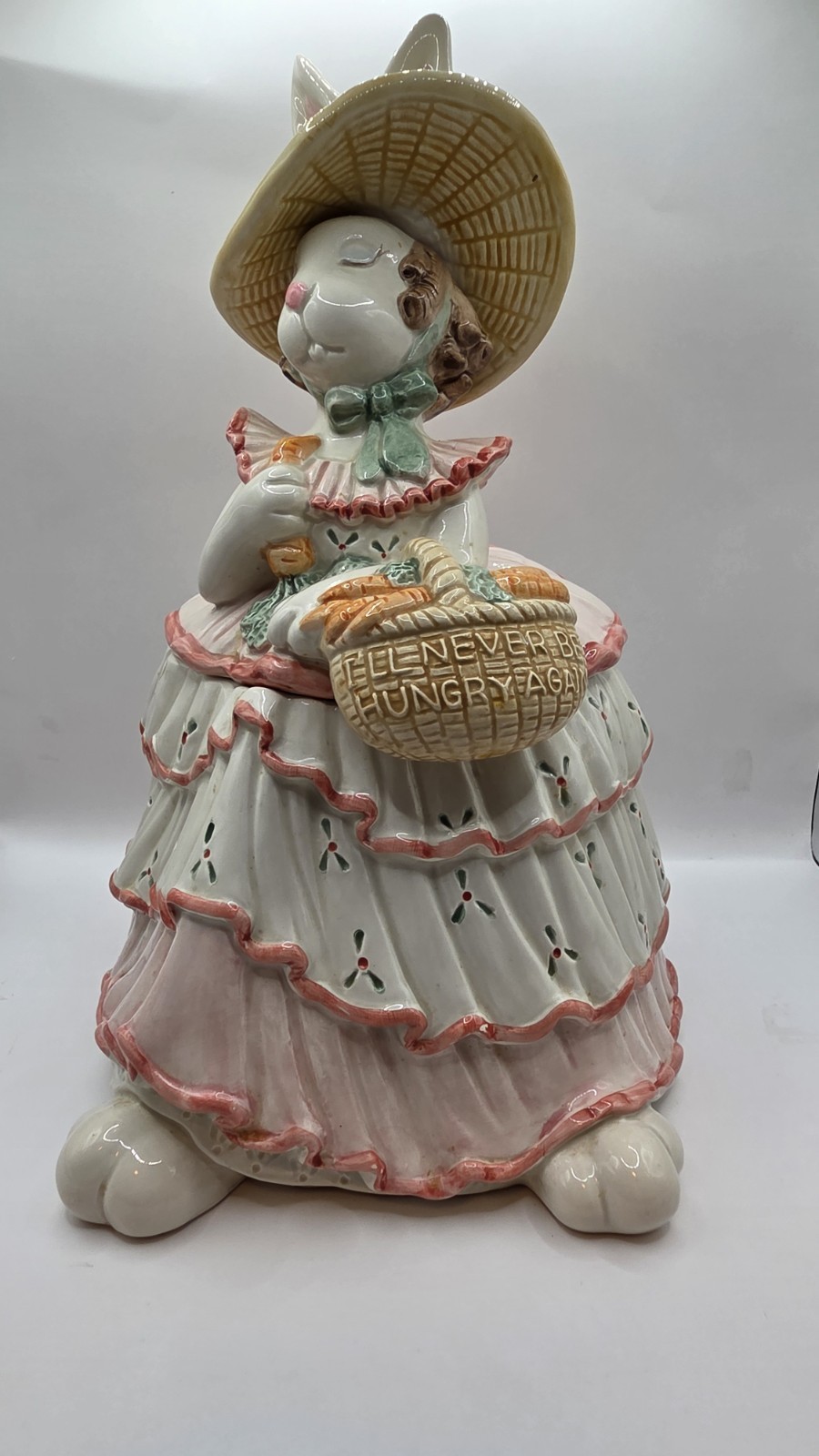 VTG 1989 Fitz and Floyd Scarlett O'Hare Cookie Jar 12