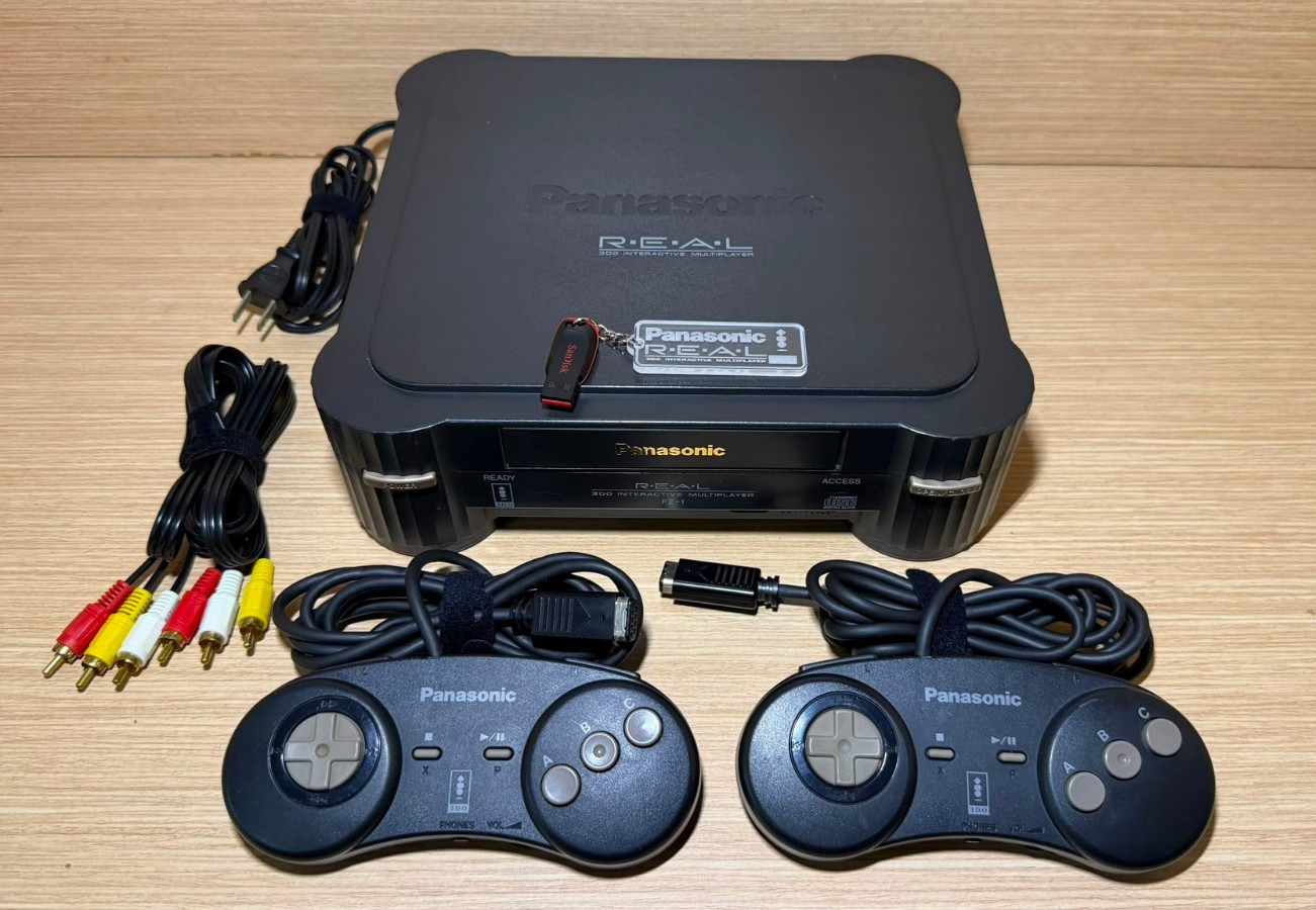 READ INFO- Panasonic 3DO FZ1 FZ-1 + ODE (USB EXT) + 240p AV console