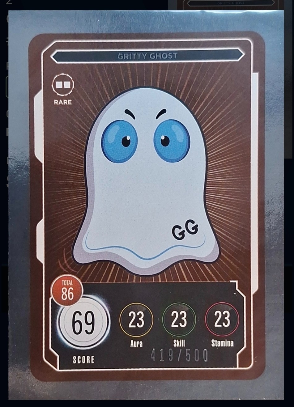 2022 VeeFriends Series 2 - Gritty Ghost -  Rare #419/500