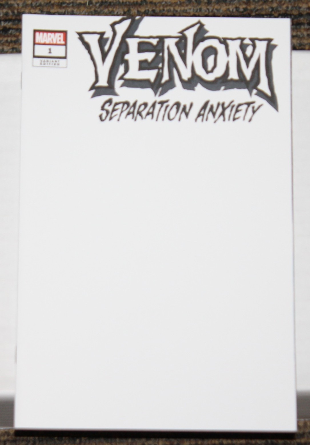Marvel Venom Separation Anxiety #1 BLANK Sketch Cover Variant -