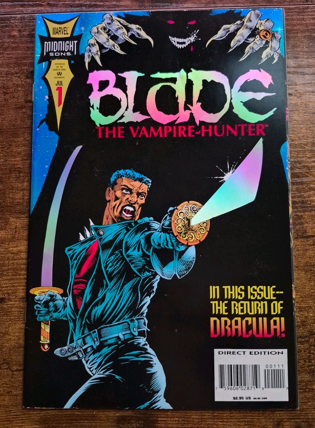 Blade: the Vampire-Hunter #1 (Marvel Comics July 1994) - READ DESCRIPTION