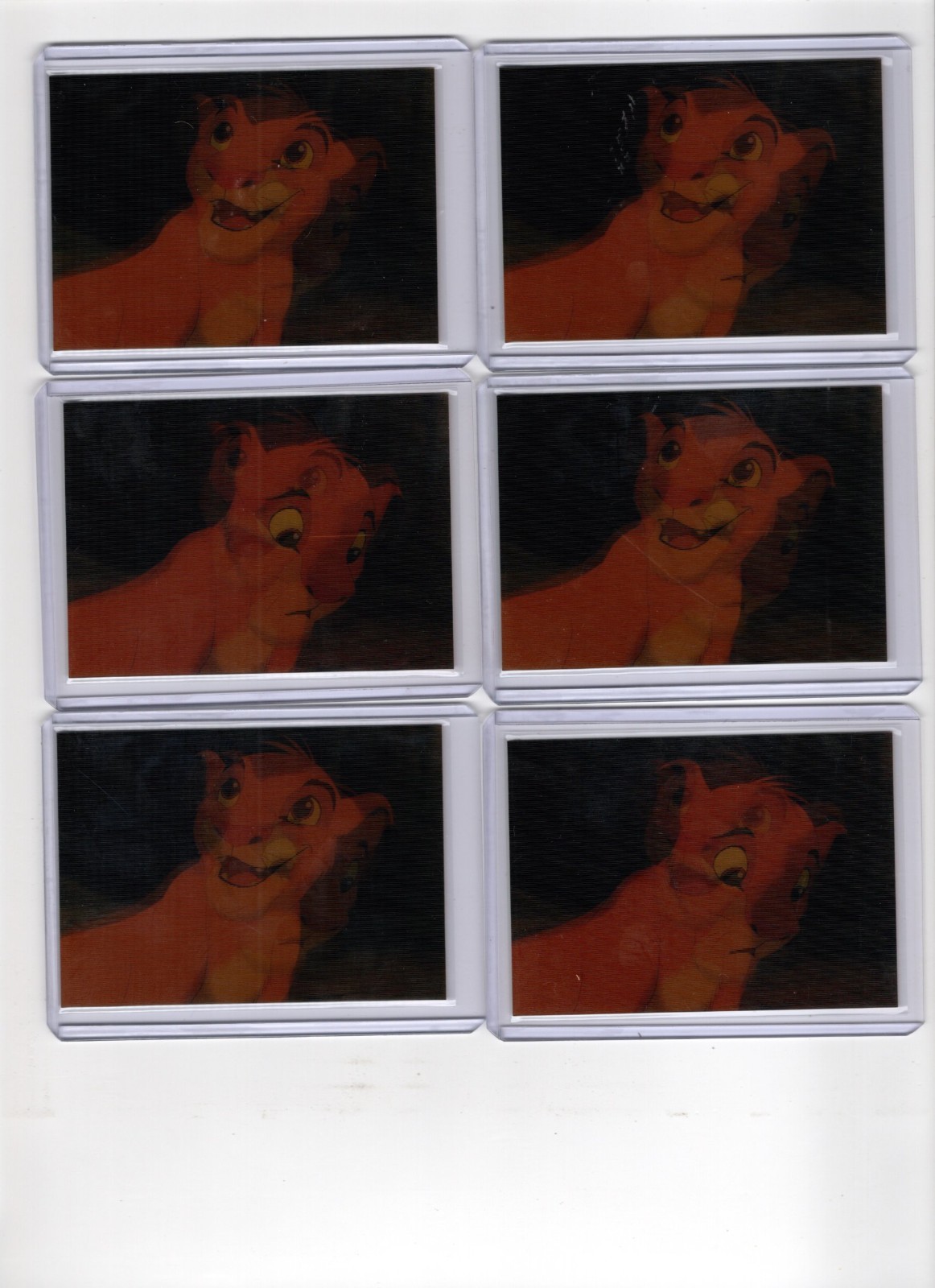 1994 SKYBOX THE LION KING LENTICULAR #L1 SIMBA 