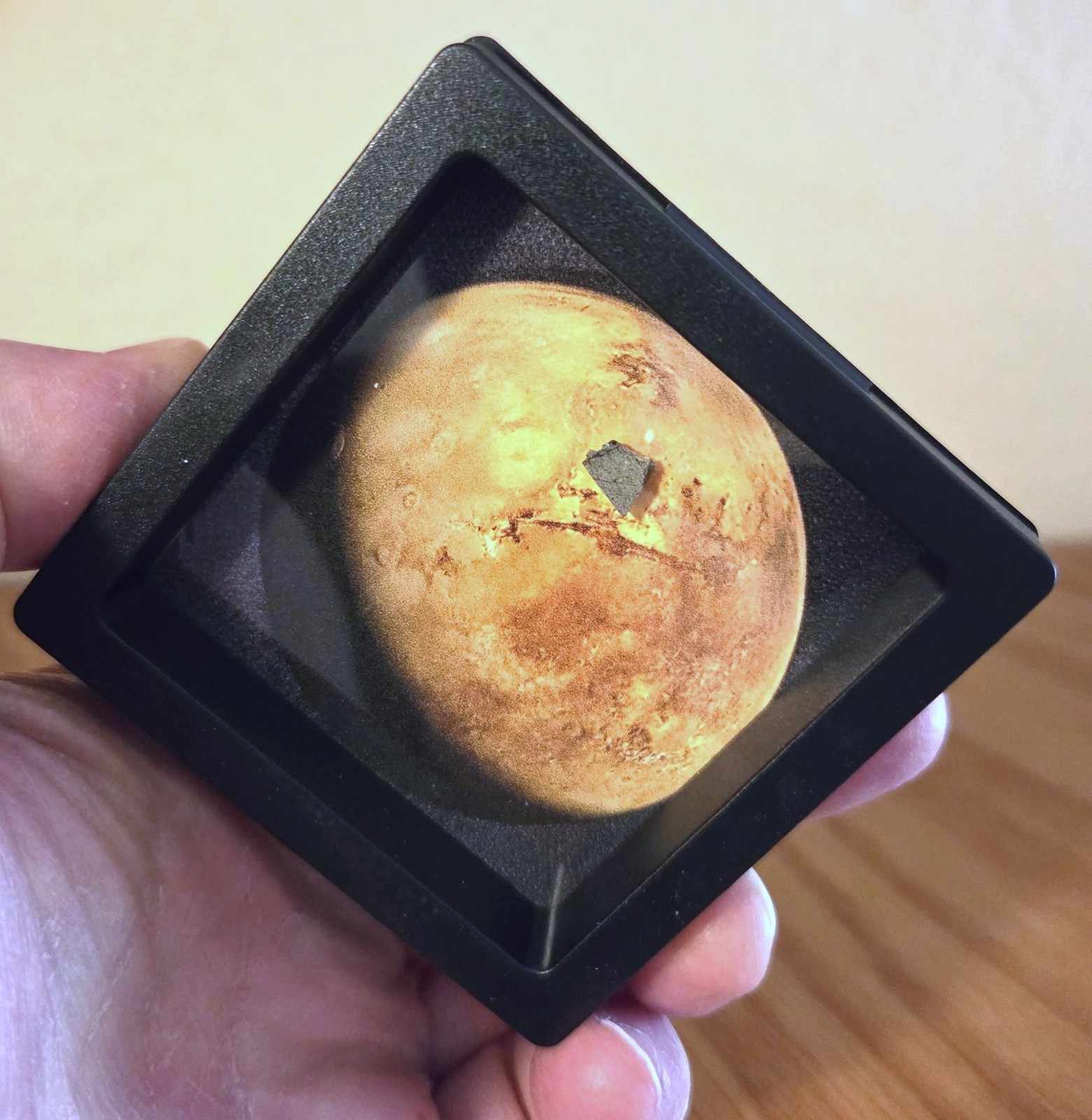 Genuine Mars Rock, XL Martian Meteorite Interactive Display w/ Authenticity Card