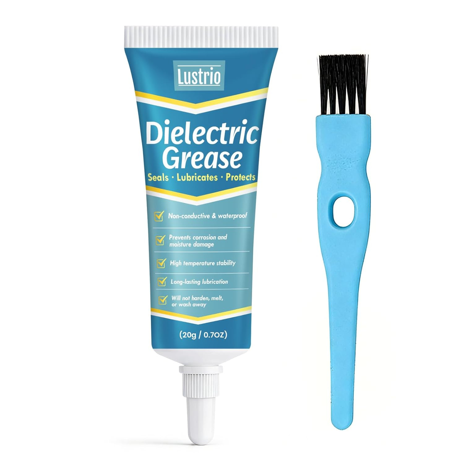 Dielectric Grease for Automotive Electrical Connectors with Brush - Waterproof &