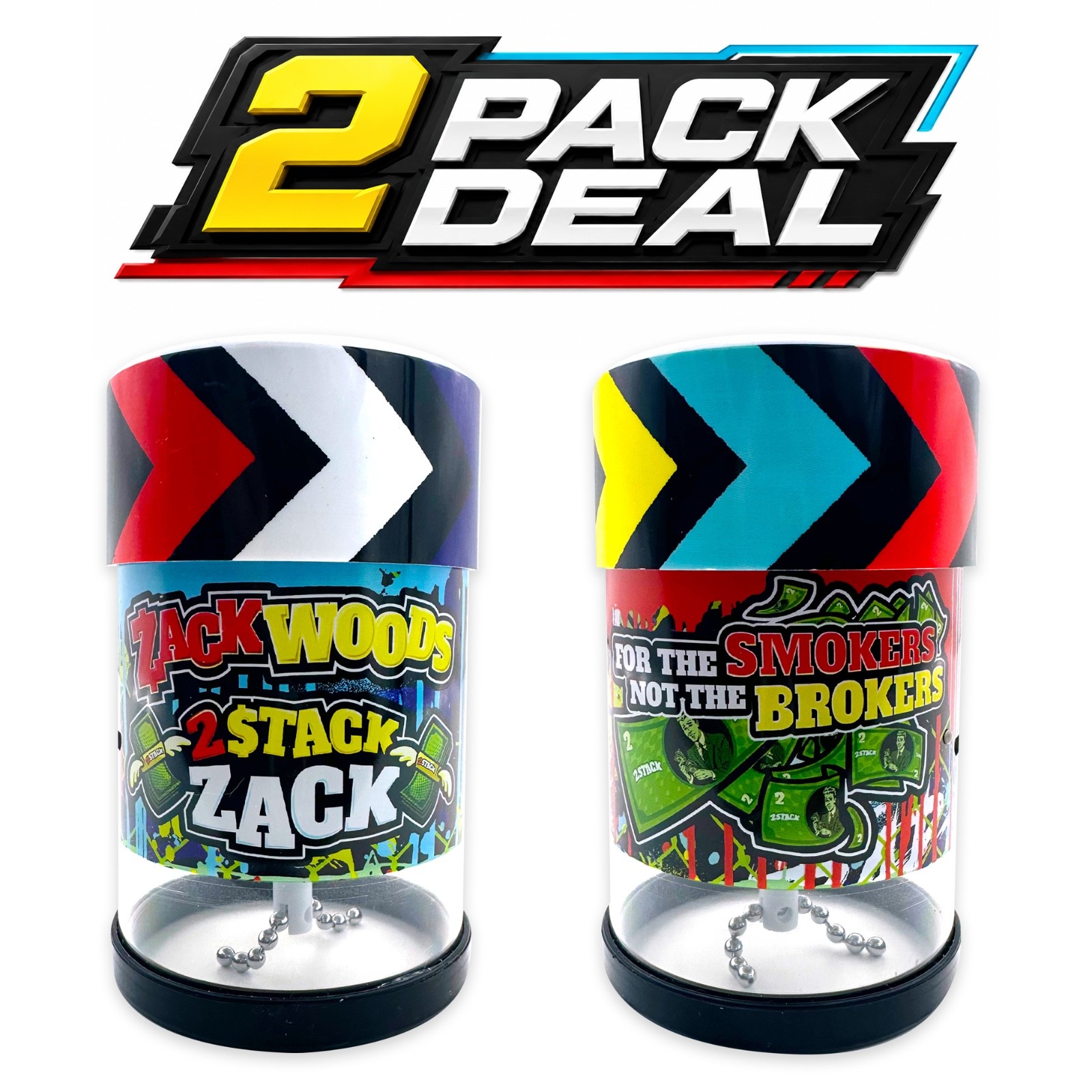 Wakit Electric Herb Grinder Rechargeable |  2 PACK DEAL  |  DA Zackwoods Art