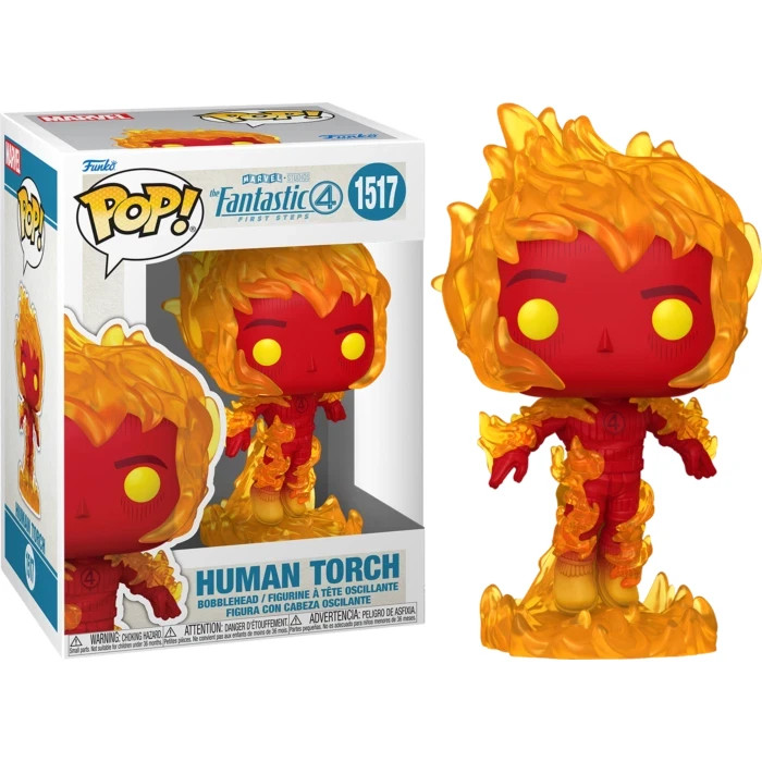 Funko Pop Marvel: The Fantastic Four:  Human Torch - Vinyl Figure #1517 #83586