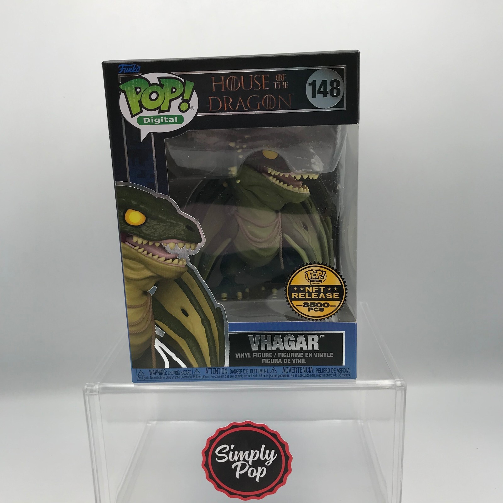 Funko Pop Vhagar 148 Digital Release Limited LE 3500 PCS Royalty House O G2U