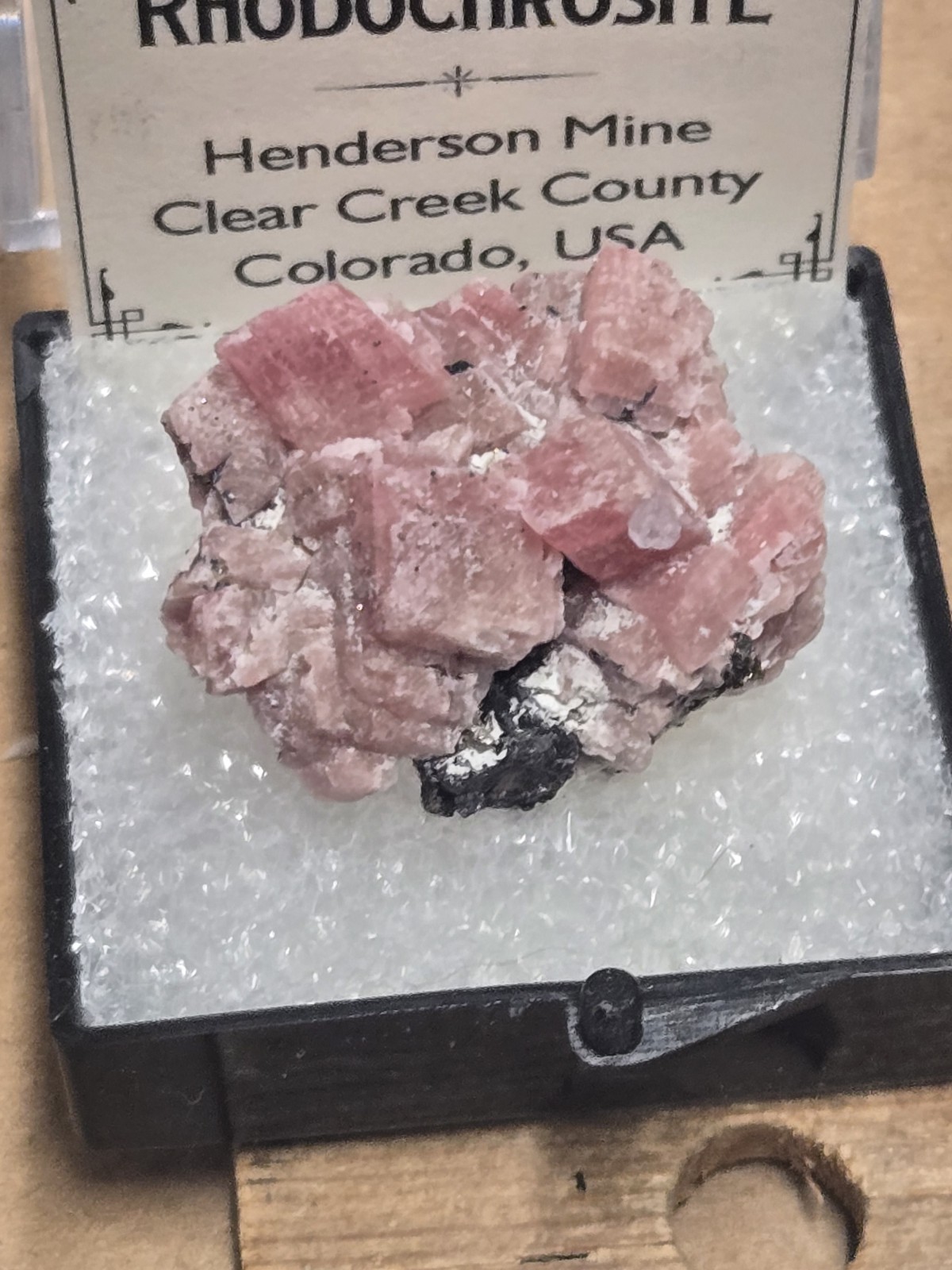Beautiful Rhodochrosite specimen