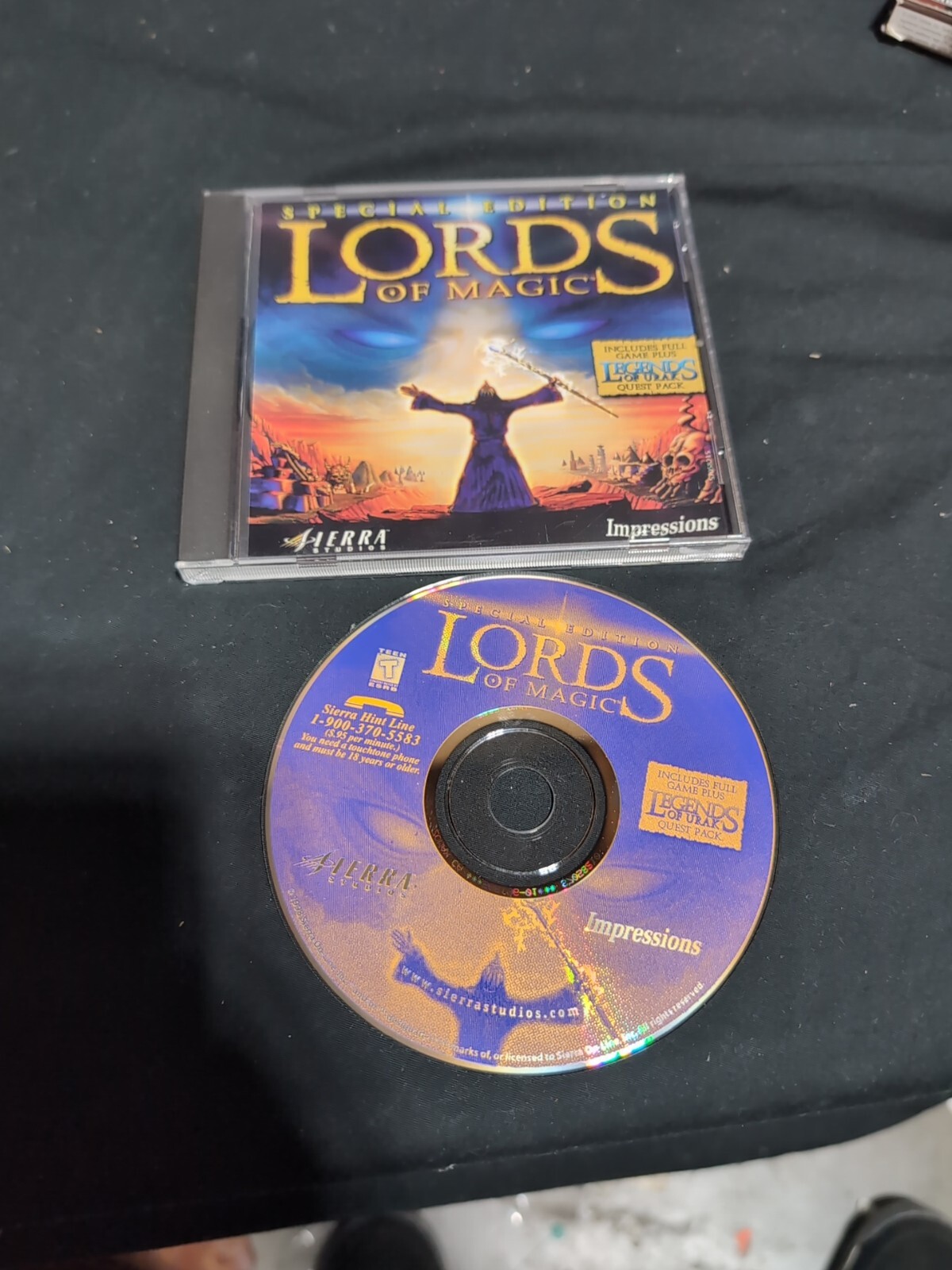 Lords of Magic: Special Edition (PC, 1998). Game Case 