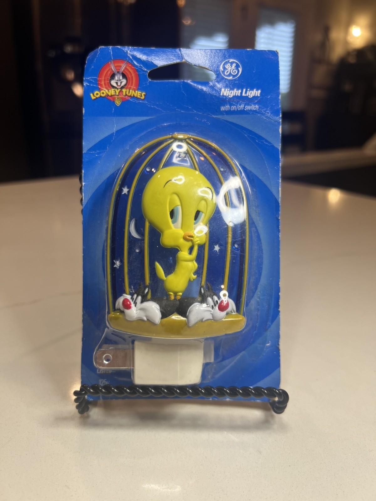 Vintage 2000 - Tweety Bird & Sylvester the Cat In Cage Looney Tunes Night Light