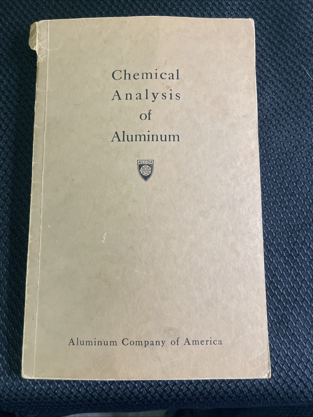 CHEMICAL ANALYSIS OF ALUMINUM - 1935 Aluminum Company of America