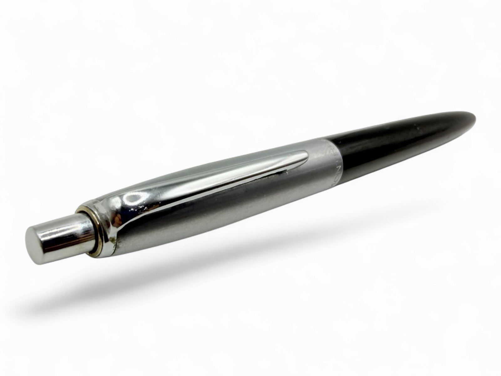 Very Rare Vintage MONTBLANC BALLOGRAF Ballpoint Pen - Silver & Black