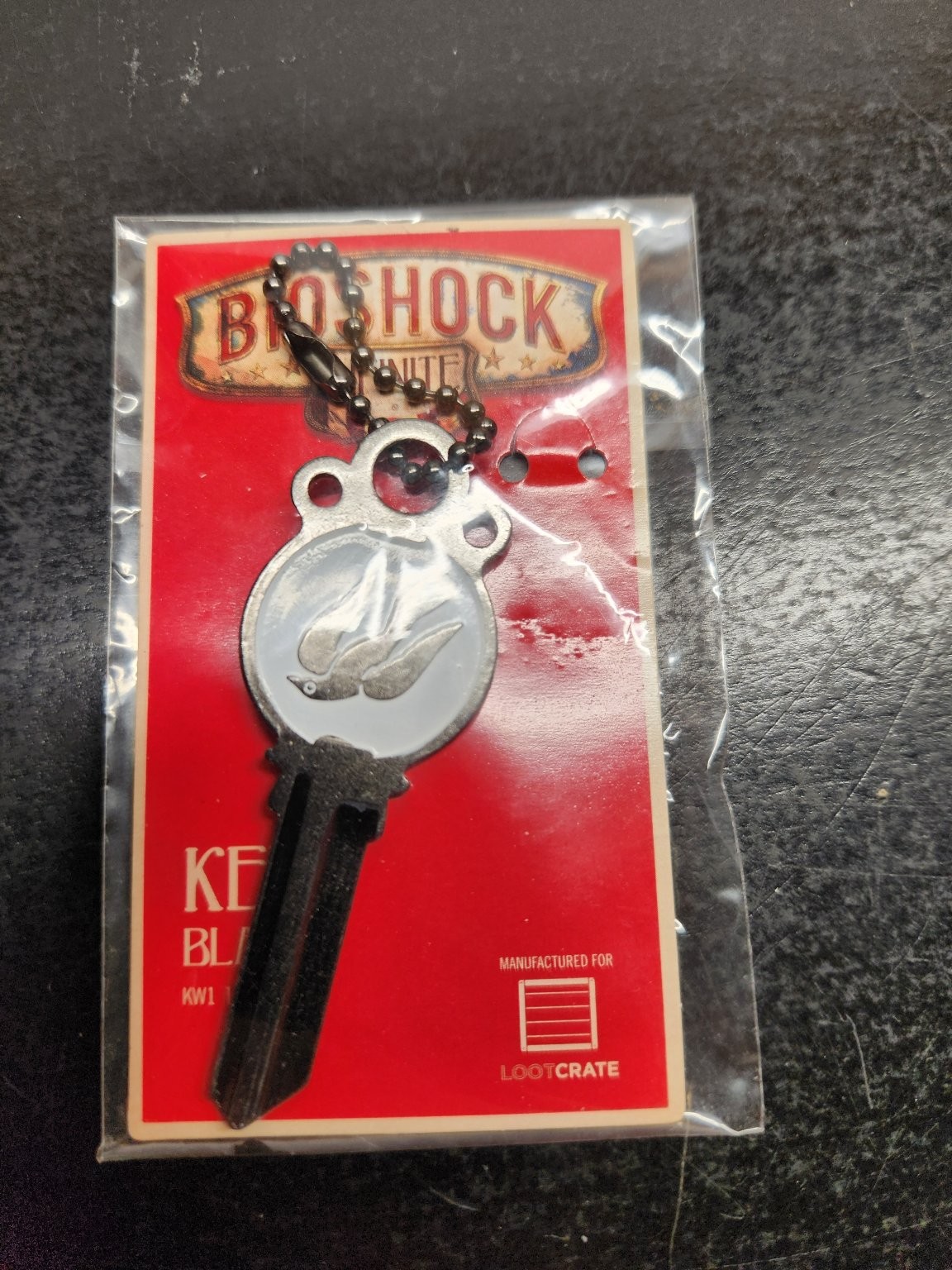 Bioshock Infinite Collectible Key Blank KW1 | 66 Lootcrate The Coop New