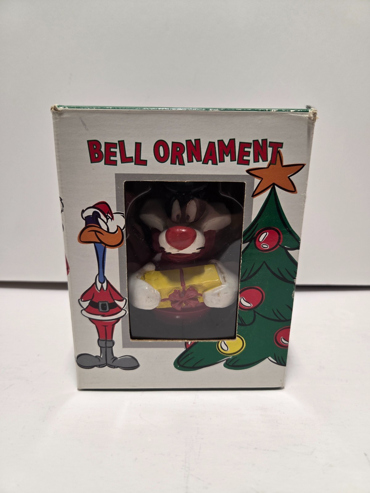 Vintage Warner Bros Looney Tunes Sylvester the Cat Jingle Bell Ornament 4\