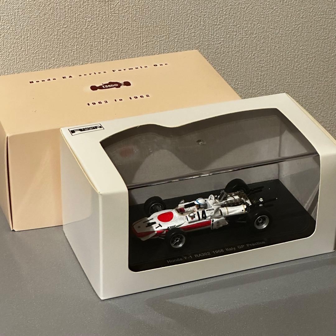 Ebbro 1/43 Honda RA302 F1 1968 Italian GP Practice Resin Model #14