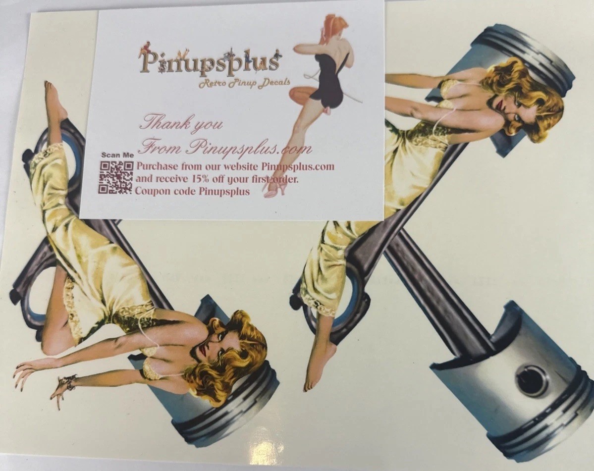 Pinupsplus Retro Pinup Decals