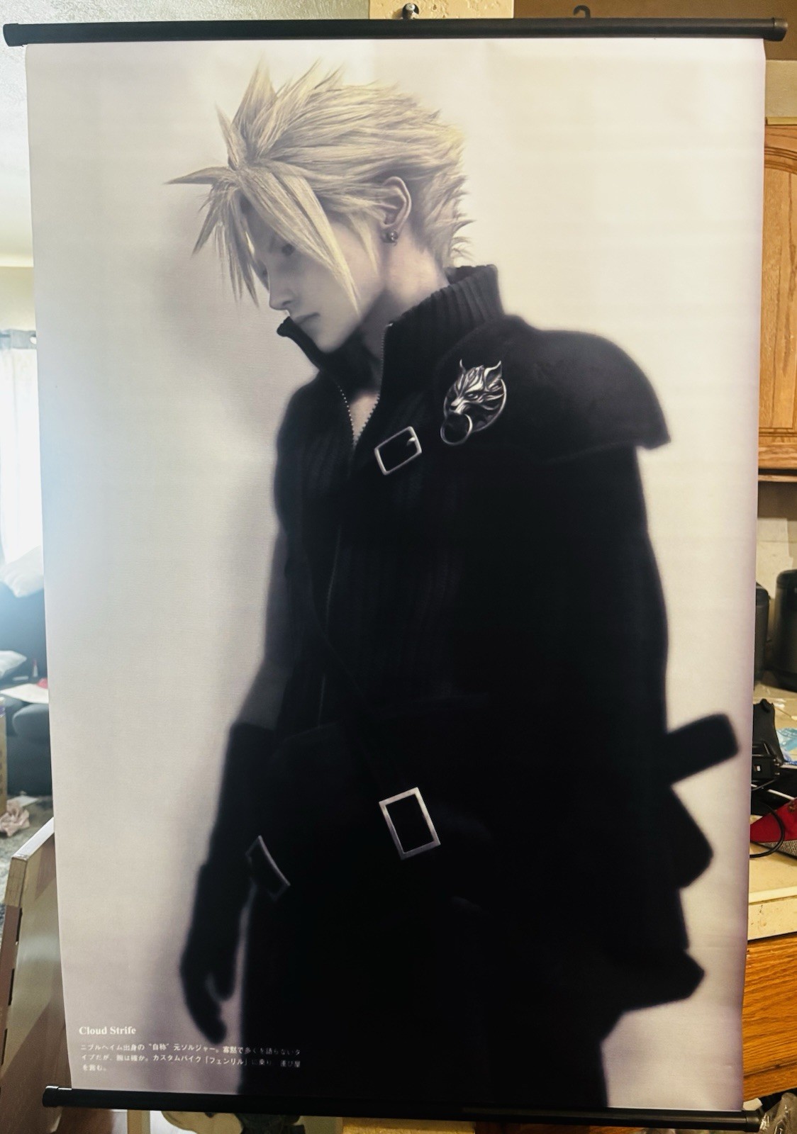 “Final Fantasy VII, Advent Children”(Cloud) WallScroll Poster. New